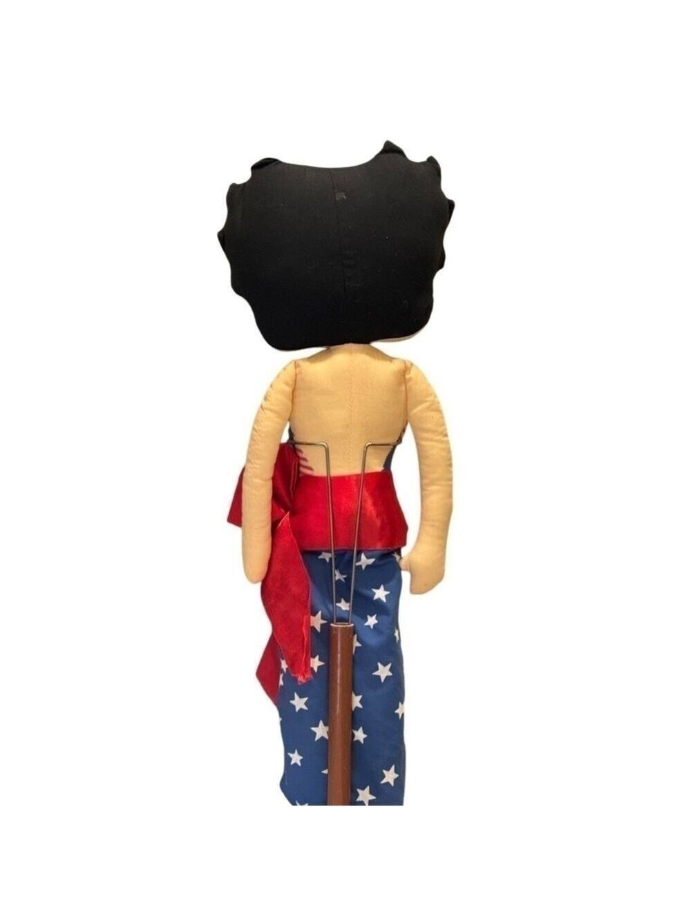 Betty Boop 1983 Patriotic Plush Rag Doll 18 Inch - Picture 3 of 7